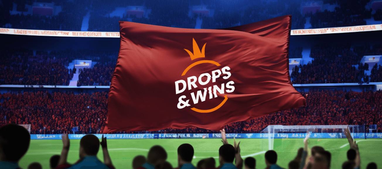 Banner promocional de Drops & Wins en Boomerang Casino