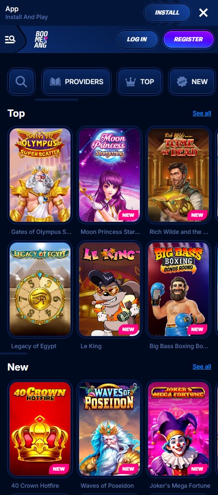 Collage dinámico de juegos de tragamonedas populares saliendo de un smartphone.